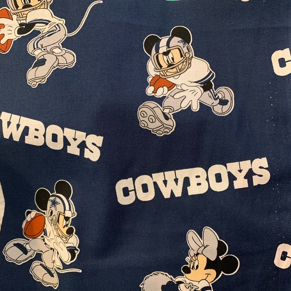 Adult Dallas cowboys football fabric face mask - Picture 3 of 3